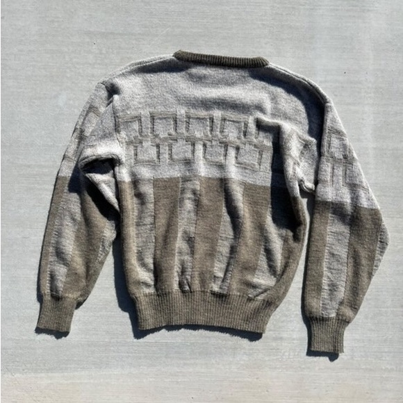 Vintage 90s Ugly Grandpa Sweater - Size Large - Picture 3 of 3